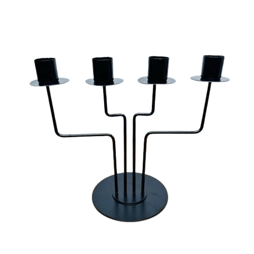 IRON ADVENT CANDLE HOLDER